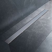 Душевой лоток AM.PM PrimeFlow 90 с решеткой Хром матовый / под плитку Tile арт-W02SC-U11-090-04SB — фото 8, Душевые лотки