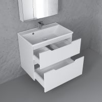 Товар: Тумба под раковину Raval Wector 70 подвесная Белая арт-Wct.01.70/P/W/MD - фото 5 Тумба под раковину Raval Wector 70 подвесная Белая арт-Wct.01.70/P/W/MD — фото 5, Тумбы под раковину
