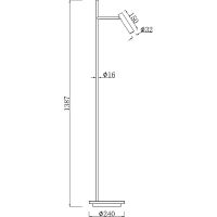 Торшер Maytoni Table Floor Estudo Черный арт-Z010FL-L8B3K — фото 5, Торшеры