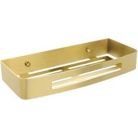 Металлическая полка Fixsen Hotel Золото-сатин арт-FX-31003P — фото 1, Полки для ванной и душа