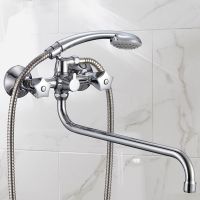 Смеситель для ванны WesnaArt Kamila универсальный Хром арт-KAM16-322-23241 — фото 2, Смеситель для ванны