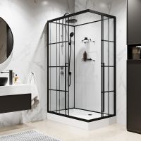 Душевая кабина Niagara Standart 100x80 L без гидромассажа арт-ST100/80/15QL/KL/BKT — фото 2, Душевые кабины