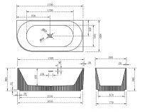Товар: Акриловая ванна Abber 170х80 без гидромассажа арт-AB9329-1.7R - фото 6 Акриловая ванна Abber 170х80 без гидромассажа арт-AB9329-1.7R — фото 6, Акриловые ванны