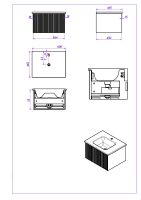 Тумба под раковину WellWant Aura 60 подвесная Серо-зеленая арт-WWM000600G — фото 5, Тумбы под раковину