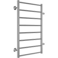 Водяной полотенцесушитель Terminus Аврора П8 500х800 бп500 Хром, боковое подключение, G 1" НР арт-4670078529923 — фото 1, Водяные полотенцесушители