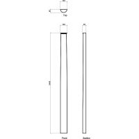 Ствол Европласт 82x2480x163 мм арт-1.16.061 — фото 3, Колонны