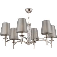 Люстра Maytoni Modern Krona Серая Никель арт-MOD076PL-06N — фото 4, Люстры