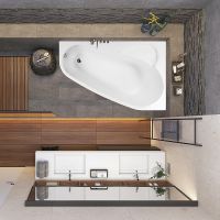 Акриловая ванна Vagnerplast Selena 160x105 R без гидромассажа арт-VPBA163SEL3PX-04 — фото 2, Акриловые ванны