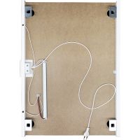 Зеркальный шкаф Silver Mirrors Фиджи Flip 50 с подсветкой Белый арт-LED-00002471 — фото 5, Зеркальные шкафы в ванную