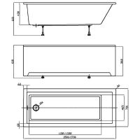 Товар: Акриловая ванна Aquatek Eco-friendly София 170x70 без панелей, каркаса и слив-перелива арт-SOF170-0000001 - фото 4 Акриловая ванна Aquatek Eco-friendly София 170x70 без панелей, каркаса и слив-перелива арт-SOF170-0000001 — фото 4, Акриловые ванны