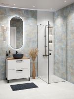 Товар: Зеркало Cersanit Eclipse 50 с подсветкой Черное с датчиком движения арт-64151 - фото 3 Зеркало Cersanit Eclipse 50 с подсветкой Черное с датчиком движения арт-64151 — фото 3, Зеркала в ванную комнату