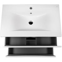 Тумба с раковиной Bond Wave 80 подвесная Белая глянцевая арт-T01800-S05W — фото 6, Тумбы с раковиной