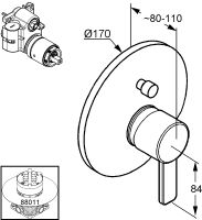 Смеситель для душа Kludi Zenta Хром арт-386500575 — фото 5, Смеситель для душа