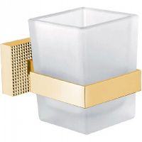 Стакан для зубных щеток Cezares Prizma Золото 24 карат арт-PRIZMA-TUMS-03/24 — фото 1, Стаканы для зубных щеток