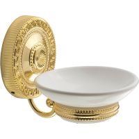 Мыльница Migliore Montecarlo Белый Золото арт-31515 — фото 1, Мыльницы