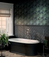 Товар: Керамическая плитка Kerama Marazzi Синтра 1 структура черный матовый обрезной настенная 40х120 см арт-14050R - фото 2 Керамическая плитка Kerama Marazzi Синтра 1 структура черный матовый обрезной настенная 40х120 см арт-14050R — фото 2, Керамическая плитка