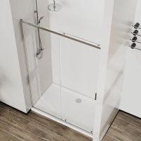 Душевая дверь Vincea City 150 профиль Хром стекло прозрачное арт-VDS-5CT150CL — фото 4, Раздвижные душевые двери