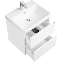 Тумба под раковину Aquaton Сканди 55 подвесная Белая арт-1A251701SD010 — фото 4, Тумбы под раковину