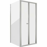 Душевой уголок Grossman Advans 80х80 профиль Хром стекло прозрачное арт-GR-8080Ad — фото 1, Квадратные душевые уголки