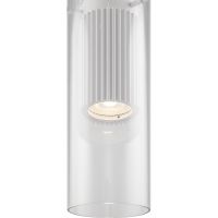 Подвесной светильник Maytoni Modern Dynamics Прозрачный Белый матовый арт-MOD326PL-01W — фото 2, Подвесные светильники