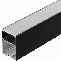 Профиль алюминиевый Arlight накладной Черный арт-027989 — фото 1, Профили для светодиодных лент