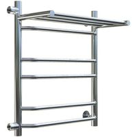 Водяной полотенцесушитель Тругор Браво 3 П ПМ L 60x40 с полкой Хром арт-Браво3/ПМ506040Плев — фото 1, Водяные полотенцесушители