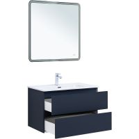 Тумба под раковину Aquanet Вега 2.0 80 подвесная Маренго арт-337949 — фото 11, Тумбы под раковину