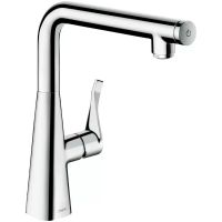 Смеситель для кухни Hansgrohe Metris Select M71 Хром арт-14847000 — фото 1, Смесители для кухни