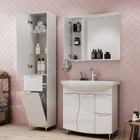 Тумба под раковину Volna Adel 80 2D.2Y Белая арт-tnADEL80.2D.2Y-01 — фото 6, Тумбы под раковину