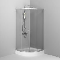 Товар: Душевой уголок AM.PM X-Joy Twin Slide 90х90 профиль Хром матовый стекло прозрачное арт-W88E-205-090MT64 - фото 2 Душевой уголок AM.PM X-Joy Twin Slide 90х90 профиль Хром матовый стекло прозрачное арт-W88E-205-090MT64 — фото 2, Душевые уголки четверть круга