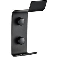 Двойной крючок Boch Mann CR-D01-08MB BM Черный матовый арт-10660 — фото 1, Крючки для полотенец