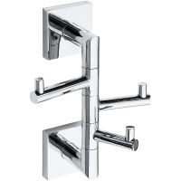 Тройной крючок Bemeta Beta Хром арт-132206072 — фото 1, Крючки для полотенец