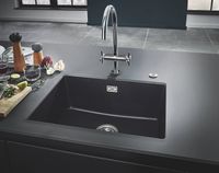 Товар: Кухонная мойка Grohe K700 61 Черный гранит арт-31655AP0 - фото 3 Кухонная мойка Grohe K700 61 Черный гранит арт-31655AP0 — фото 3, Кухонные мойки