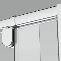 Душевая дверь Veconi Vianno VN-32 90 профиль Хром стекло прозрачное арт-VN32-90-01-C5 — фото 4, Распашные душевые двери