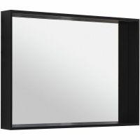 Зеркало Allen Brau Reality 100 с подсветкой Черный браш с сенсорным выключателем арт-1.32020.BB — фото 6, Зеркала в ванную комнату