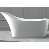 Ванна из искусственного камня Abber Stein 169x75 без гидромассажа арт-AS9618 — фото 2, Ванны из искусственного камня