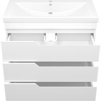 Товар: Тумба с раковиной Misty Софт 90 Белая глянцевая арт-УТ000015031 - фото 4 Тумба с раковиной Misty Софт 90 Белая глянцевая арт-УТ000015031 — фото 4, Тумбы с раковиной