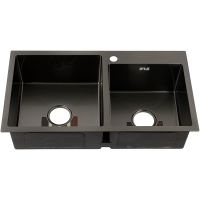 Товар: Кухонная мойка Fabia 78х43 Графит арт-78433G - фото 2 Кухонная мойка Fabia 78х43 Графит арт-78433G — фото 2, Кухонные мойки