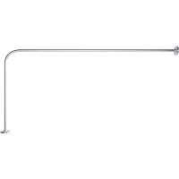 Карниз для ванны 1MarKa 150x70 Хром арт-05г1570 — фото 1, Карнизы для ванной