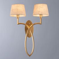 Настенный светильник Divinare Florence Бежевый Золото арт-6819/19 AP-2 — фото 4, Бра