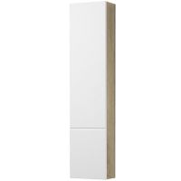 Подвесной шкаф Aquaton Мишель 23 Дуб эндгрейн Белый арт-1A244303MIX40 — фото 1, Шкафы для ванной