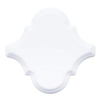 Керамическая плитка Adex Renaissance Arabesco Biselado Snow Cap настенная 15х15 см арт-ADST8001 — фото 1, Керамическая плитка