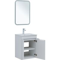 Товар: Тумба под раковину Aquanet Практика 50 подвесная Белая матовая арт-330451 - фото 5 Тумба под раковину Aquanet Практика 50 подвесная Белая матовая арт-330451 — фото 5, Тумбы под раковину