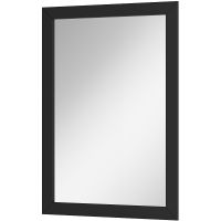 Зеркало Brevita Steffany 80 Черное матовое арт-STEF-02075-02-01 — фото 1, Зеркала в ванную комнату