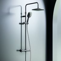 Товар: Душевая система Damixa Option с термостатом Черная матовая арт-DX218092300 - фото 4 Душевая система Damixa Option с термостатом Черная матовая арт-DX218092300 — фото 4, Душевые стойки