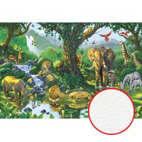 Фреска Ortograf Животные 7410 Фактура бархат FX Флизелин (4*2,7) Разноцветный, Животные/Пейзаж арт-7410 (бархат FX) — фото 1, Фрески