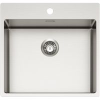 Кухонная мойка Alveus Nox 120 BRS 540x515x200 Брашированная сталь арт-1149937 — фото 1, Кухонные мойки