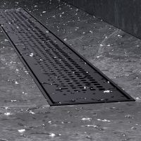 Душевой лоток AM.PM PrimeFlow 70 с Черной матовой решеткой Cut Gradient арт-W02SC-P11-070-01BM — фото 6, Душевые лотки