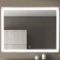 Зеркало Relisan Rebecca 1000х700 с подсветкой с сенсорным выключателем арт-Гл000024372 — фото 1, Зеркала в ванную комнату