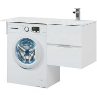 Товар: Тумба под раковину Aquanet Алвита 120 R подвесная Белая арт-243660 - фото 5 Тумба под раковину Aquanet Алвита 120 R подвесная Белая арт-243660 — фото 5, Тумбы под раковину